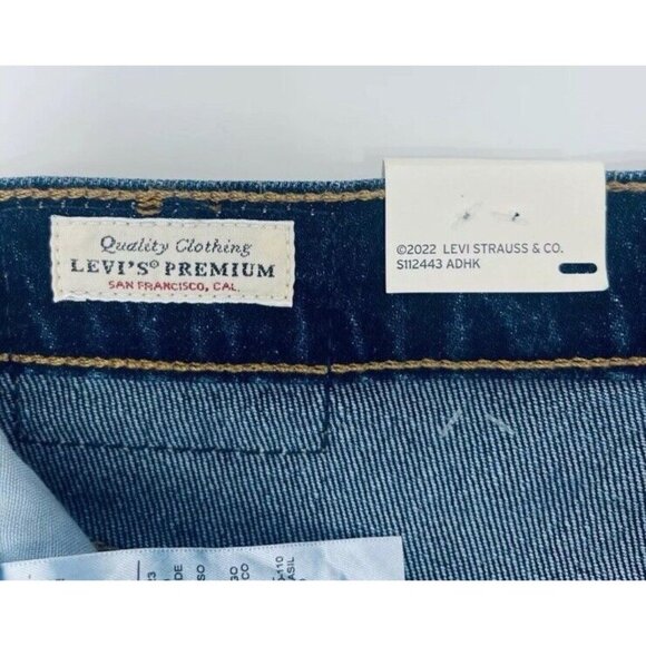 Levi’s 501 Women’s Shorts A High Rise Easy Through The Hip Blue Denim Sz 24 - Picture 9 of 11